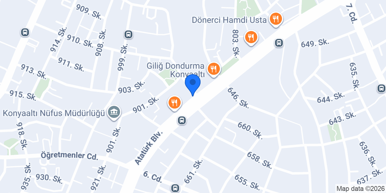 Akdeniz Dondurma konumu