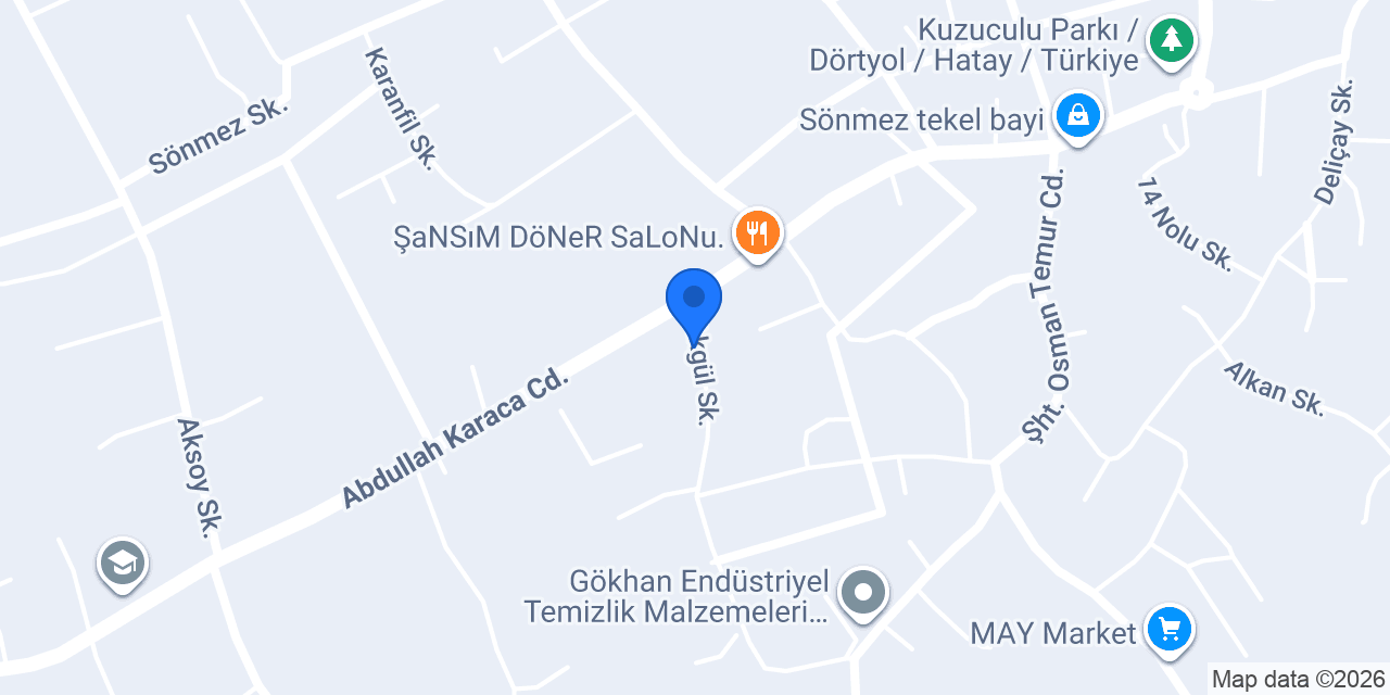 AliKar İlaç Sanayi konumu