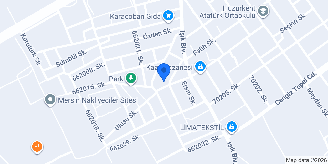 Talha pide ve lahmacun fırını konumu