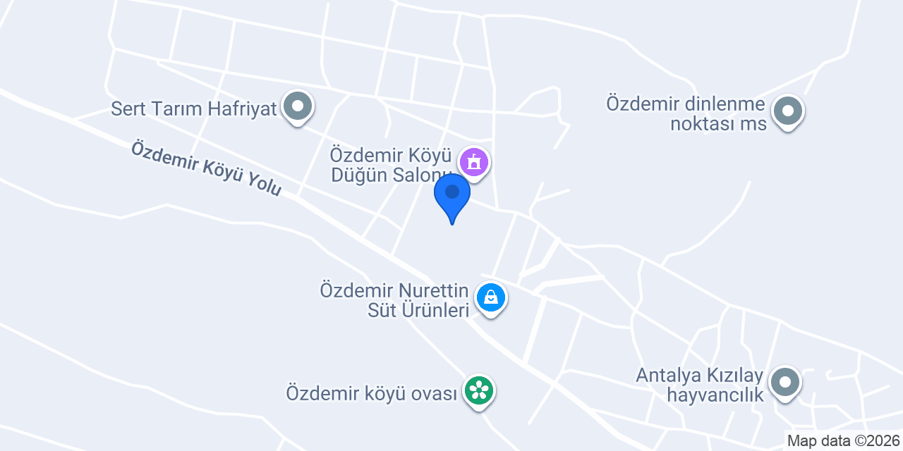 Özdemir İlkokulu konumu