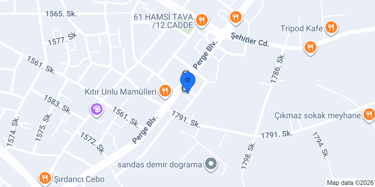 SUNSA YATAK ANTALYA konumu