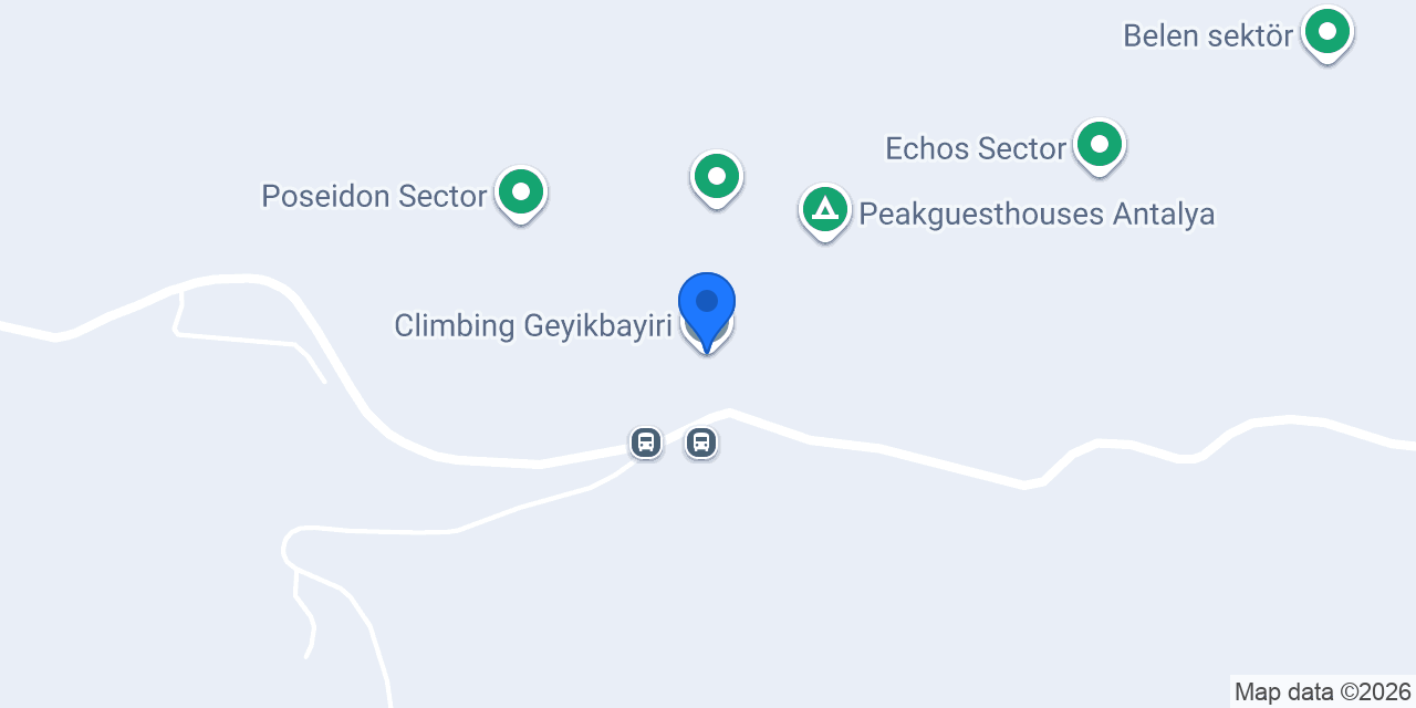 Climbing Geyikbayiri konumu