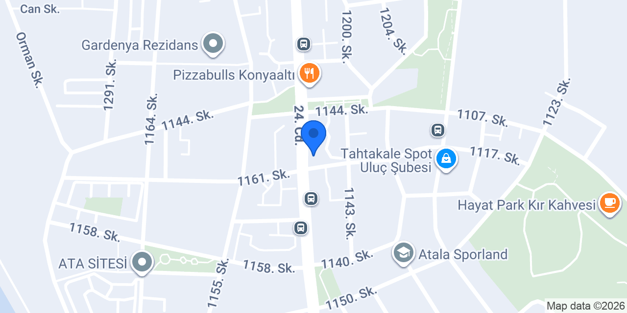 AZD Rent A Car konumu