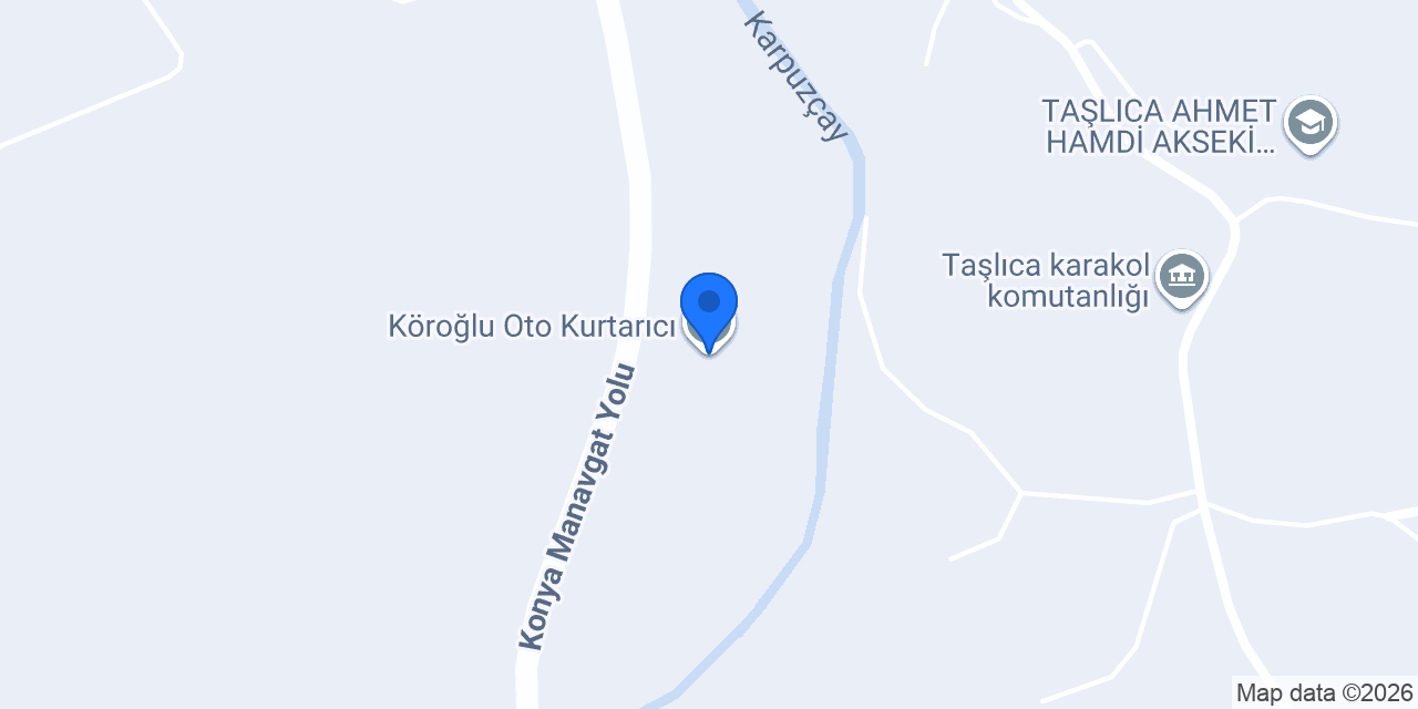 Köroğlu Oto Kurtarıcı konumu