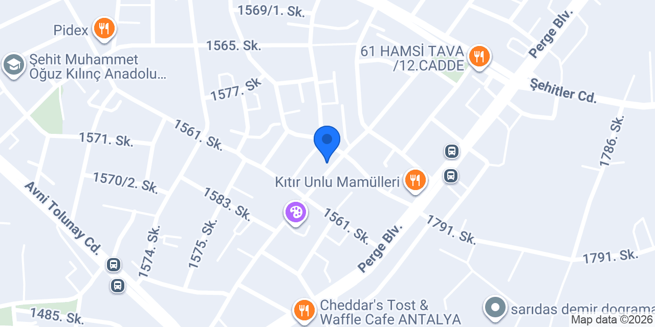 Alâka cafe restaurant konumu