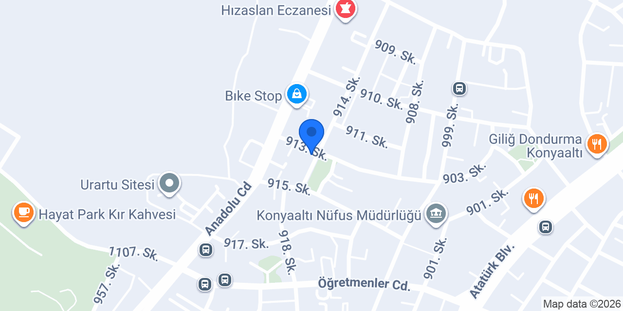 Ahşap Bisiklet konumu