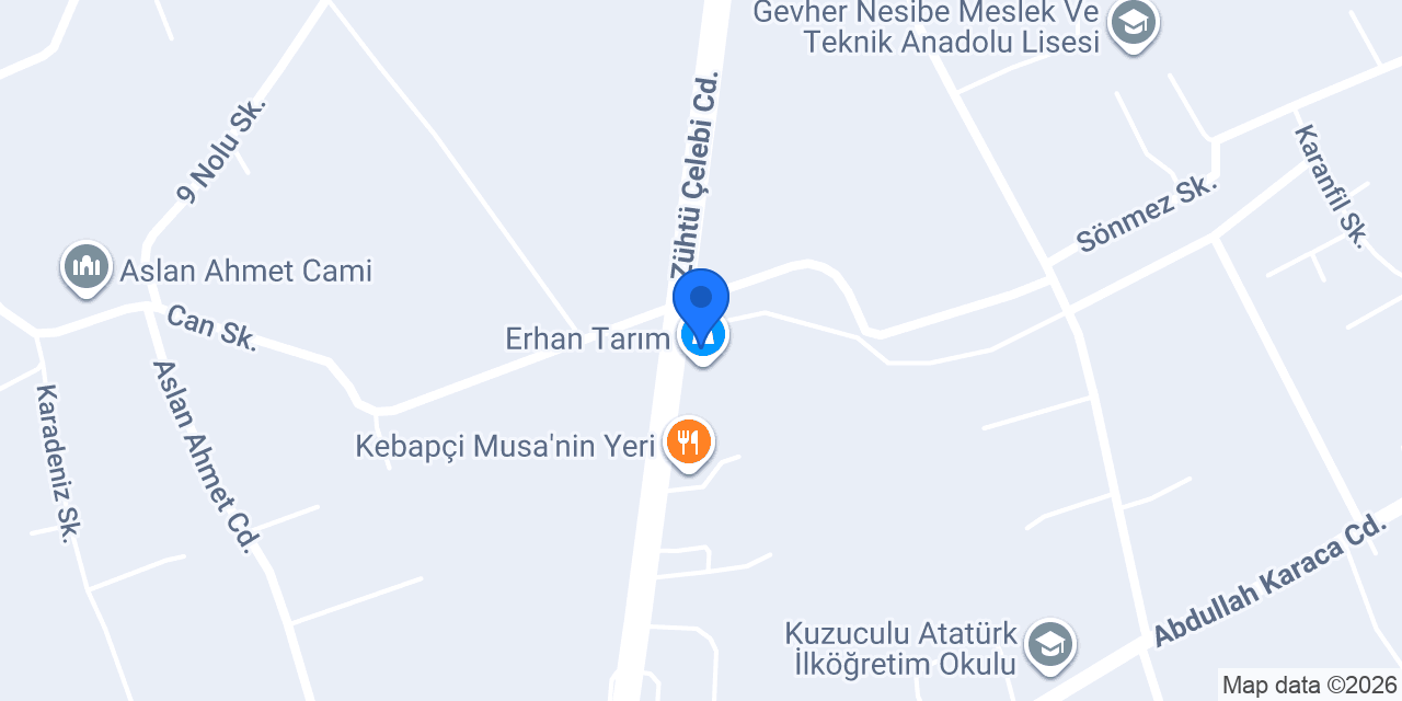Kenanoğlu Ti̇caret Damla Sulama konumu