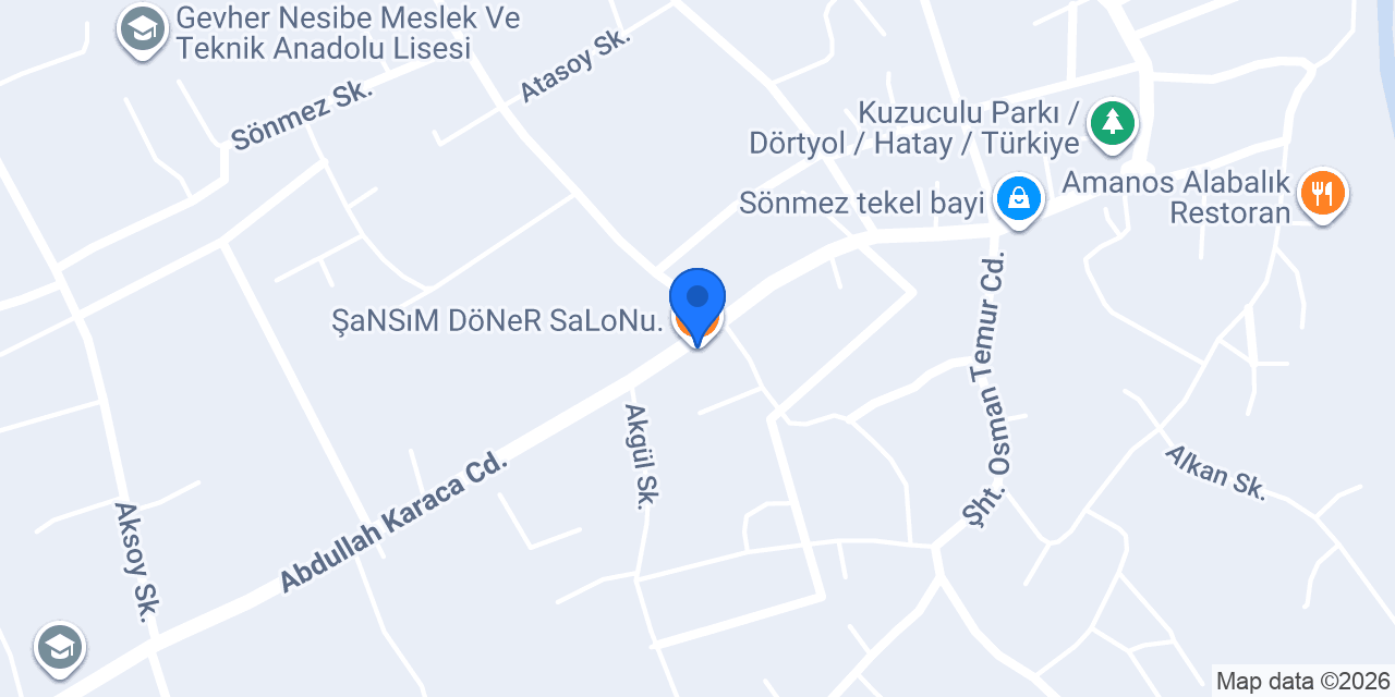 ŞaNSıM DöNeR SaLoNu.. konumu