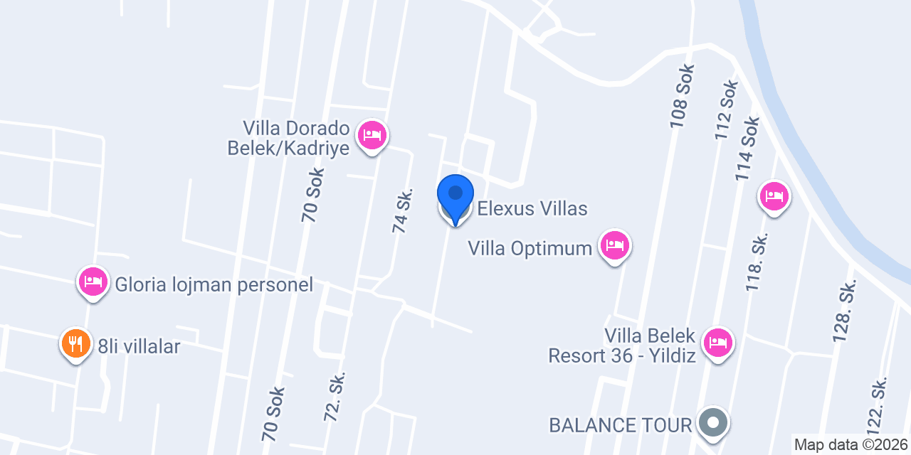 Elexus Villas konumu