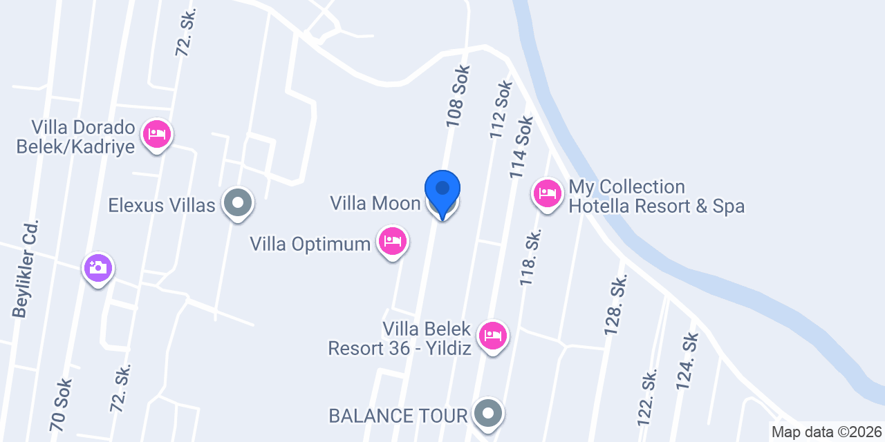 Villa Moon konumu