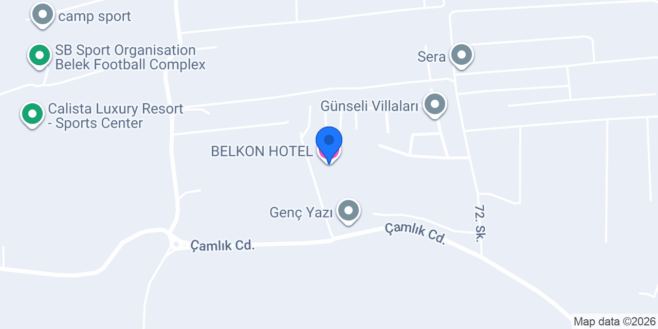 BELKON HOTEL konumu
