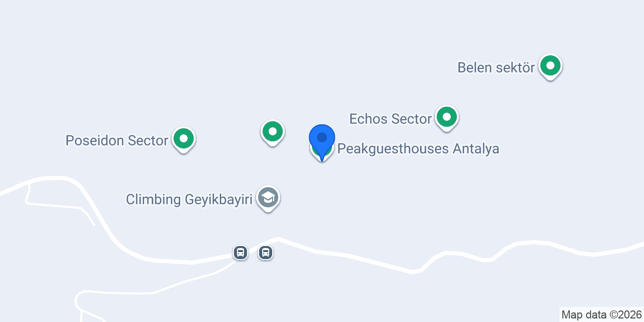 Peakguesthouses Antalya konumu