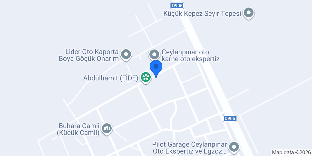 Sağlam Otomotiv konumu