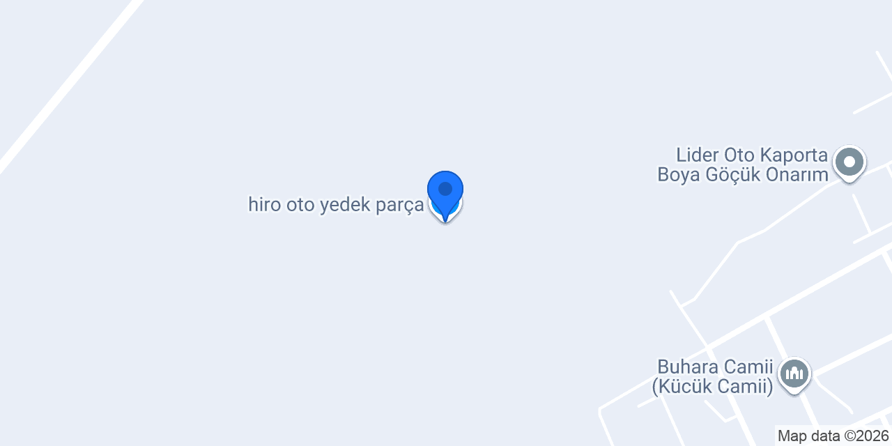 hiro oto yedek parça konumu