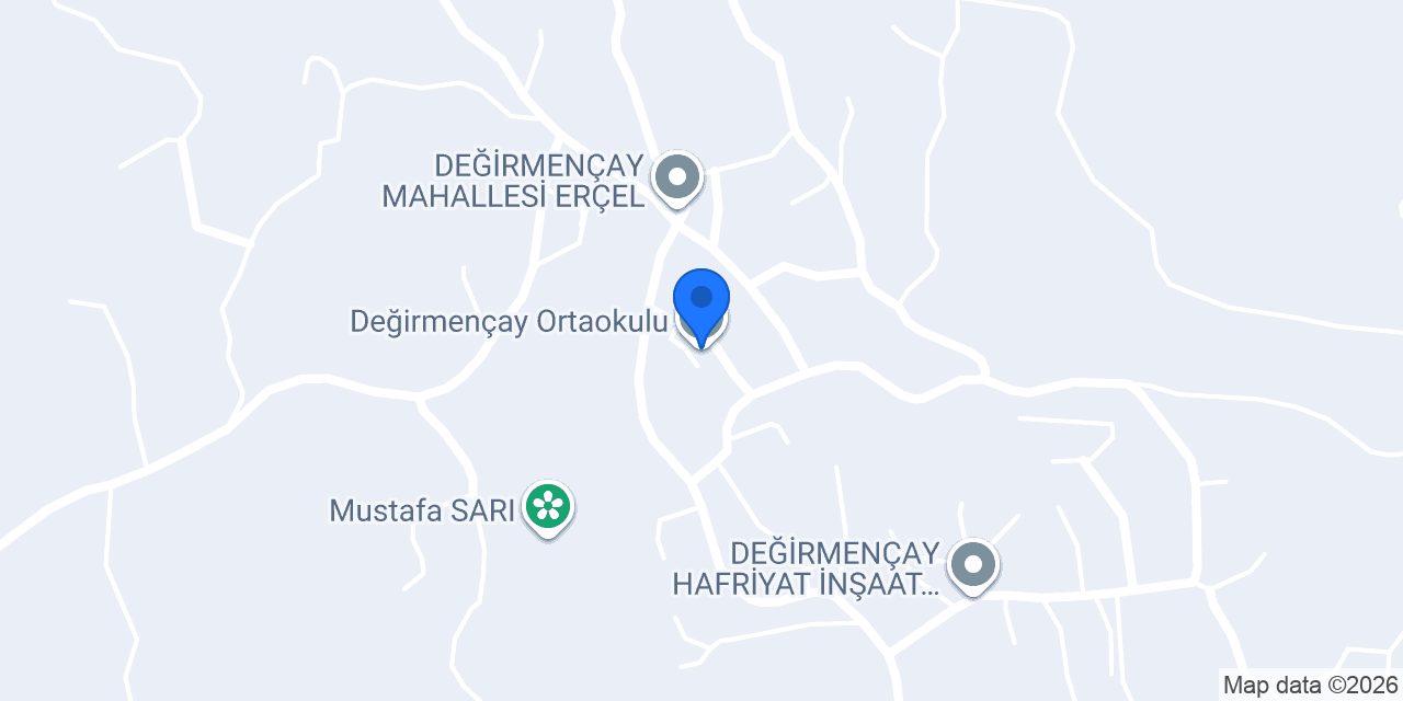 Değirmençay Ortaokulu konumu