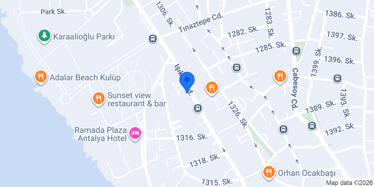 Işıklar KİLİM Cafe konumu