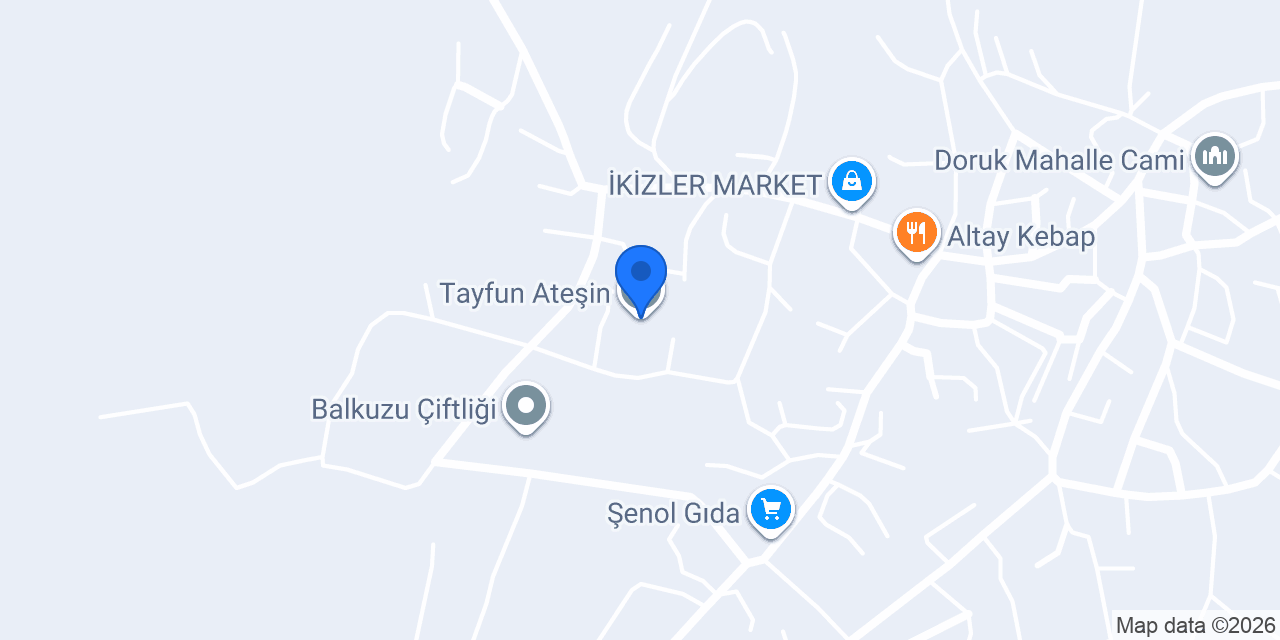 Tayfun Ateşin konumu