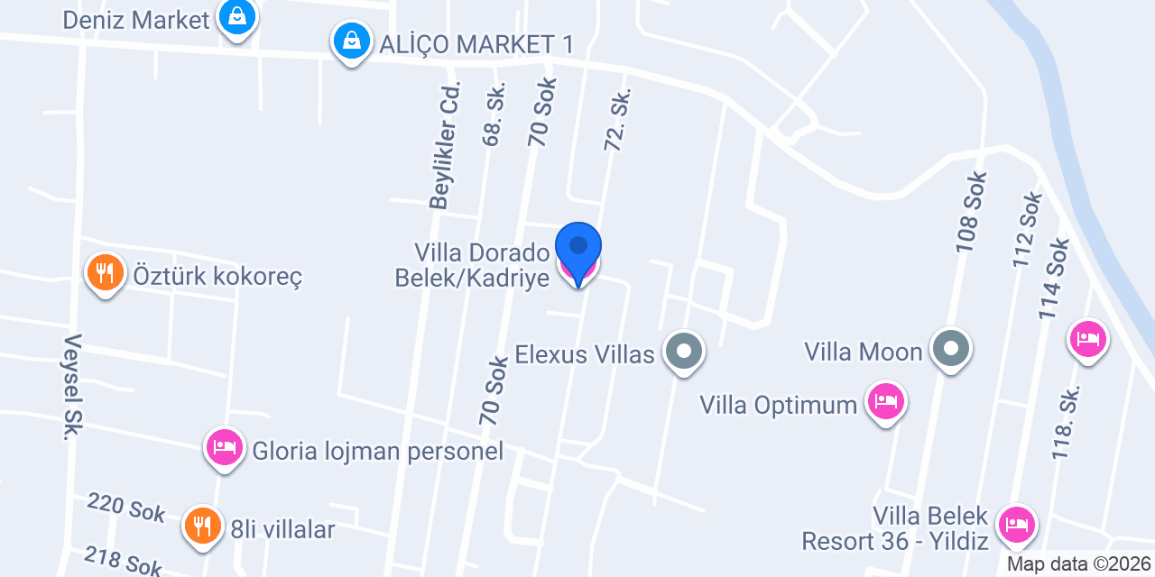 Villa Dorado Belek/Kadriye konumu
