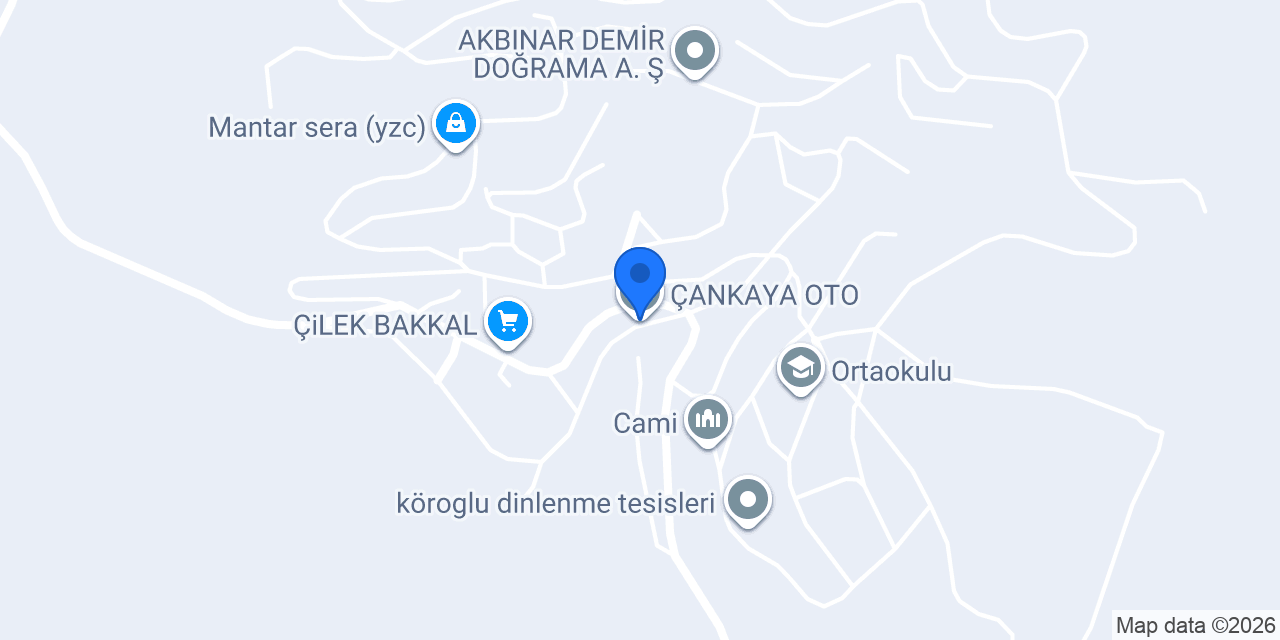 ÇANKAYA OTO konumu