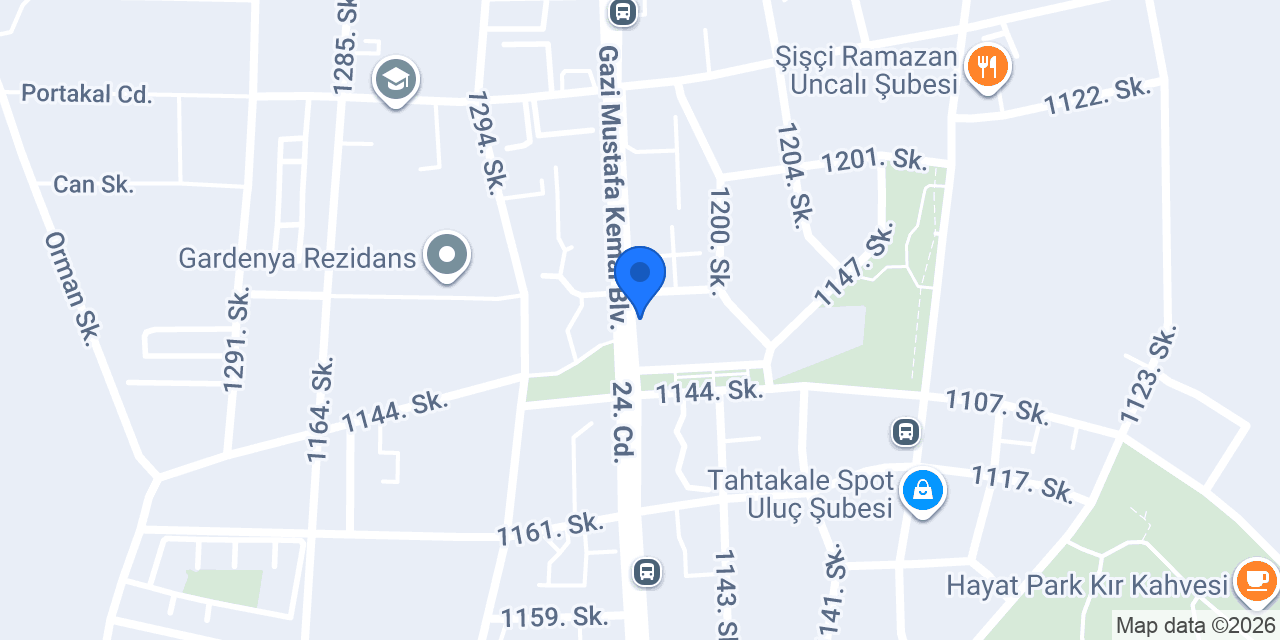 TUZER HALI &. PERDE konumu
