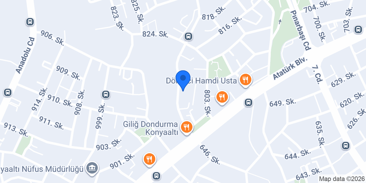 Linde Neon Reklam konumu
