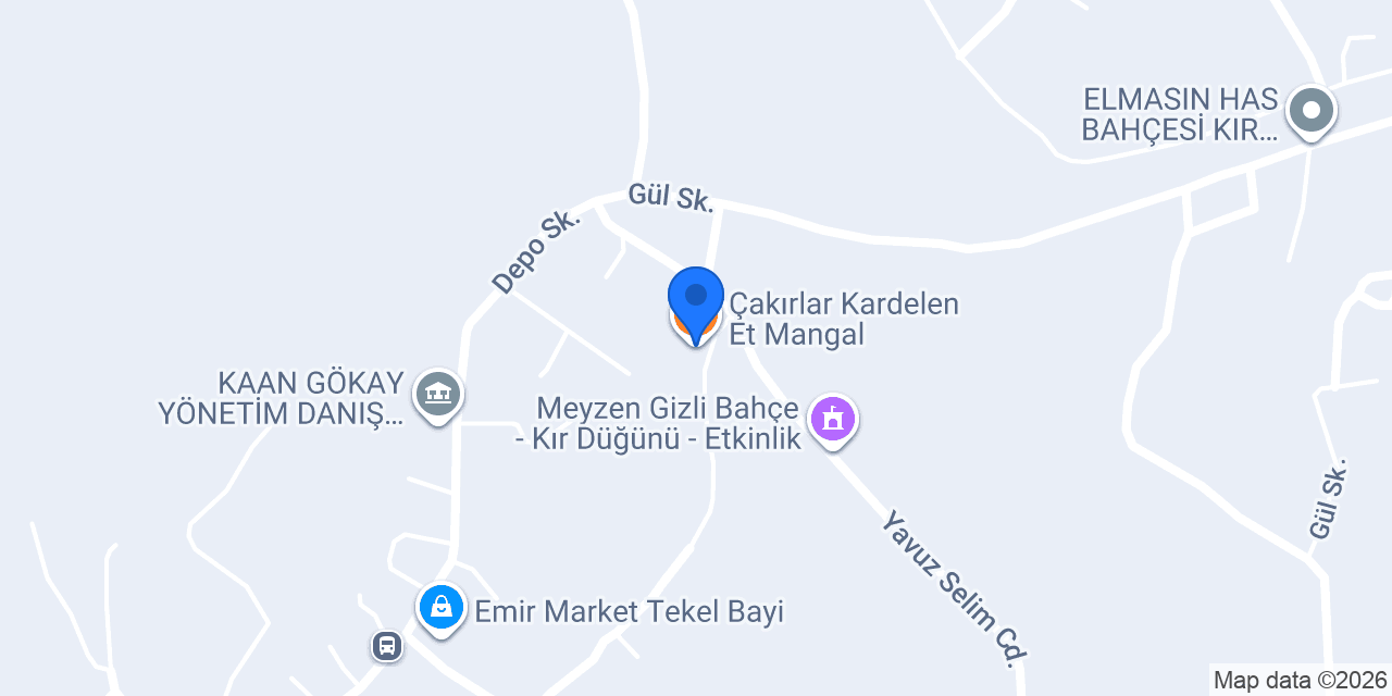 Çakırlar Kardelen Et Mangal konumu