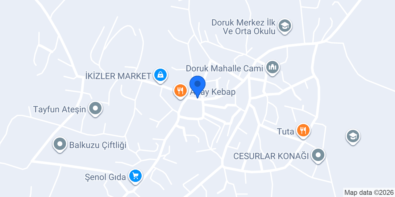 Doruk Lisesi konumu
