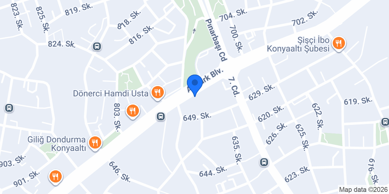 Konyaaltı Aygül Çiçekçilik konumu