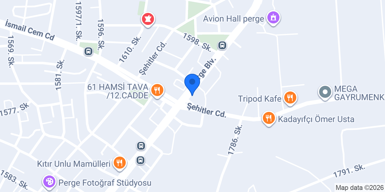 USTA KEBAP VE LAHMACUN konumu