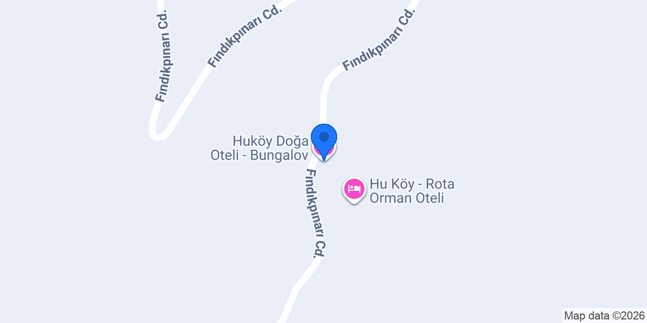 Huköy Doğa Oteli - Bungalov konumu