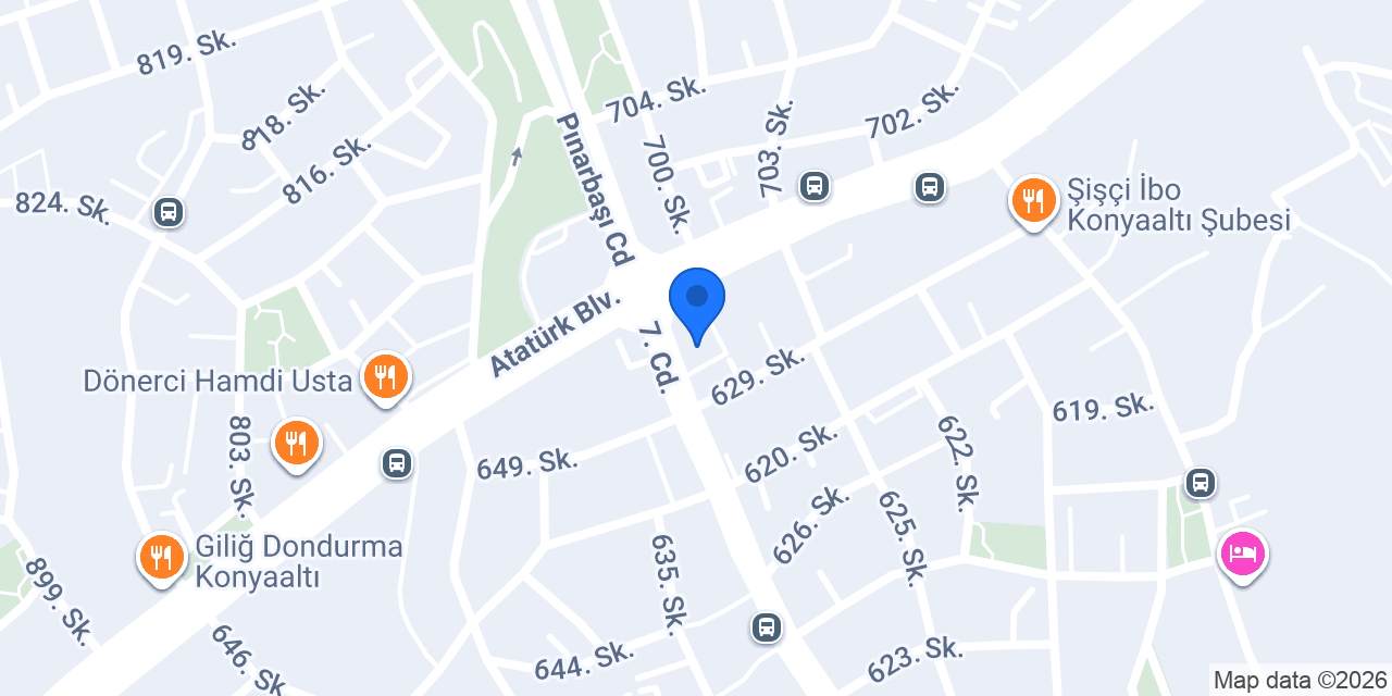 Toprak Vize Merkezi konumu