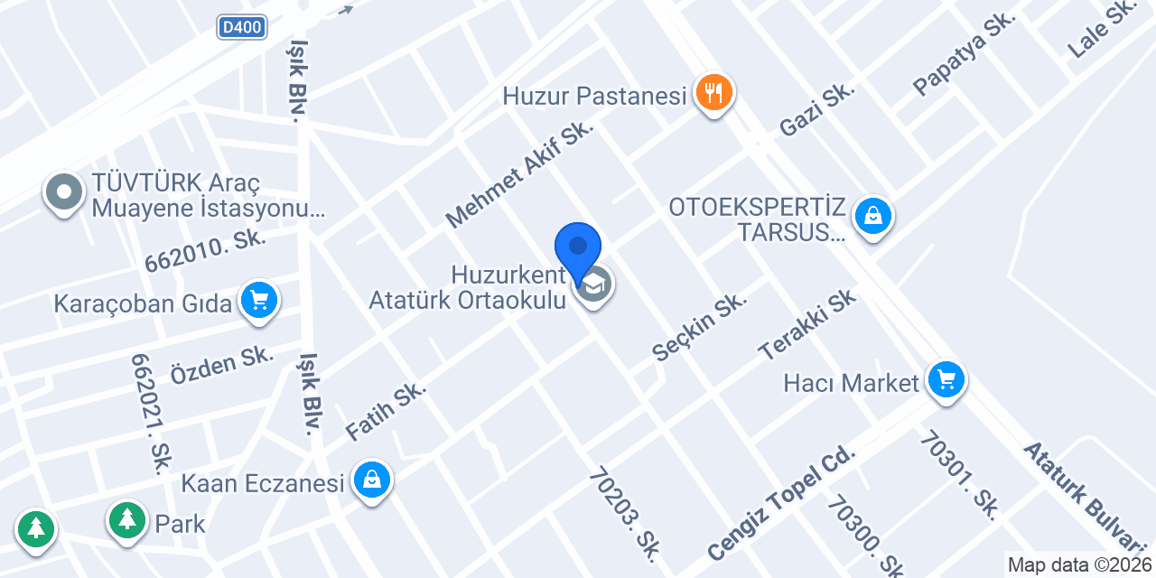 Hicri Ercili Kimyevi Maddeler konumu