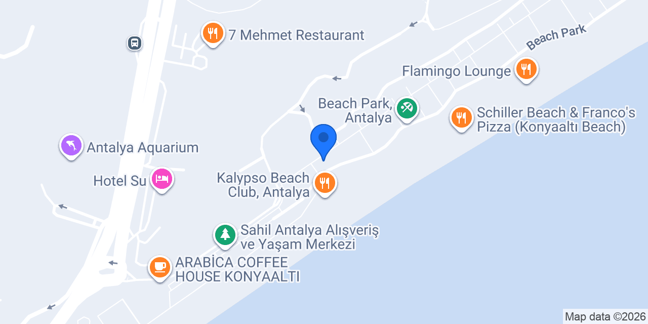 The Beaver Coffee Shop Beach Park konumu