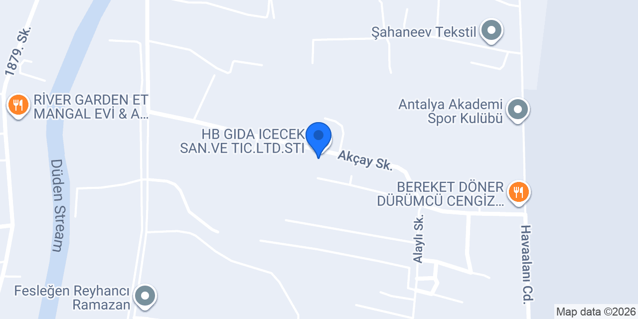 HB GIDA ICECEK SAN.VE TIC.LTD.STI konumu