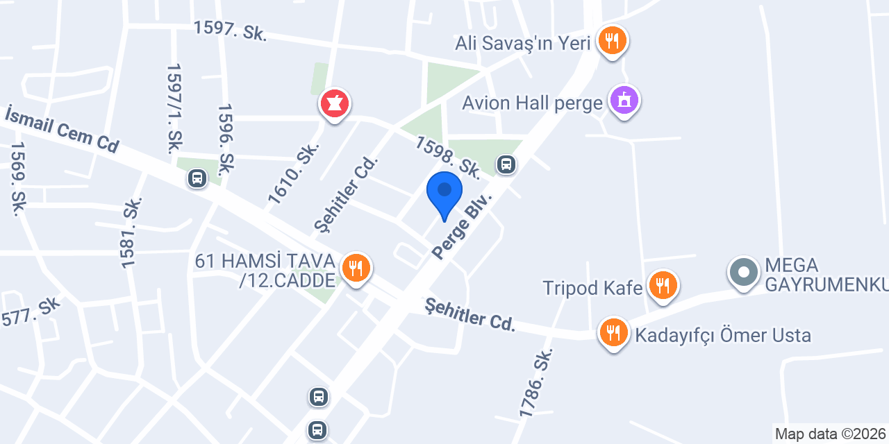 Ecrin Perde Tasarım konumu