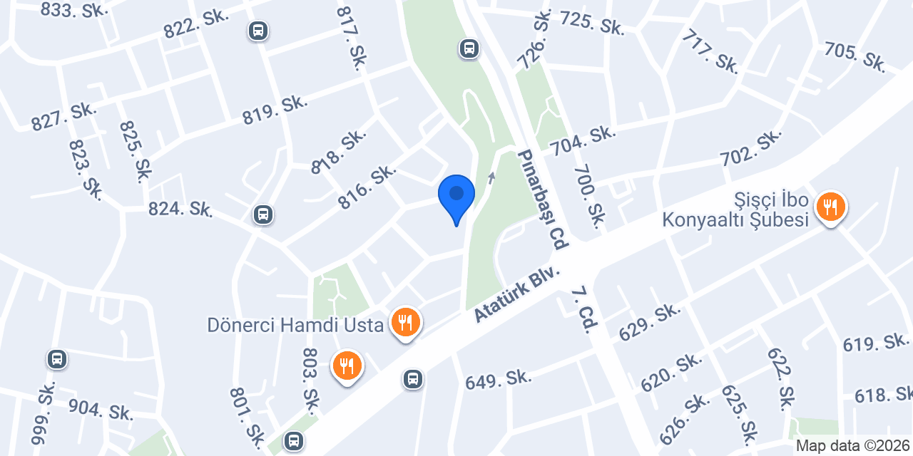 YMM Sabiha KILIÇOĞLU konumu