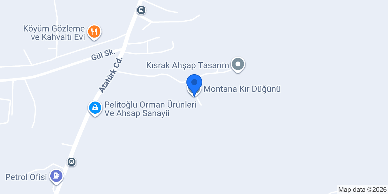 Montana Kır Düğünü konumu