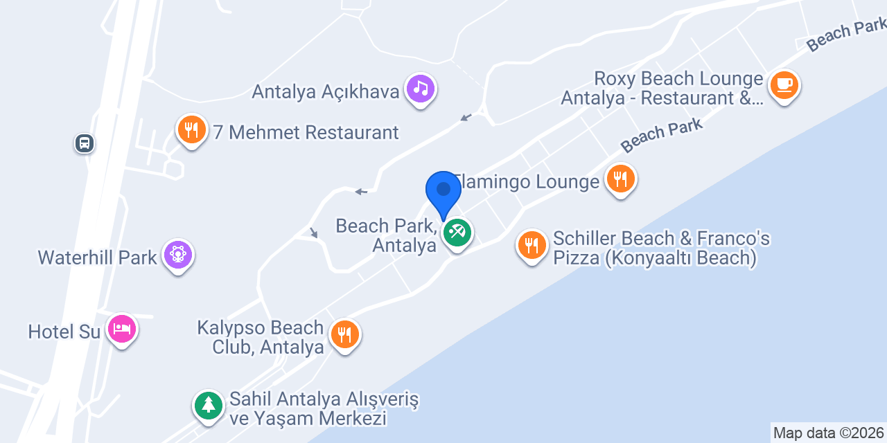 Özsüt Sahil Antalya konumu