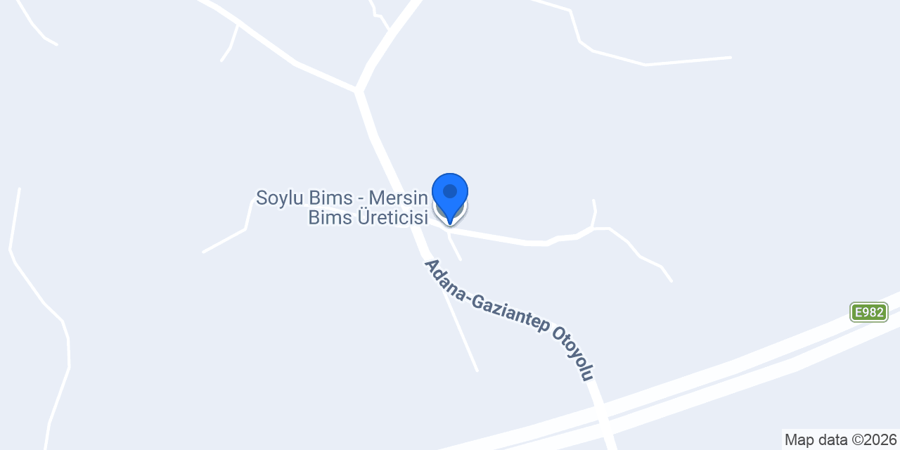 Soylu Bims - Mersin Bims Üreticisi konumu