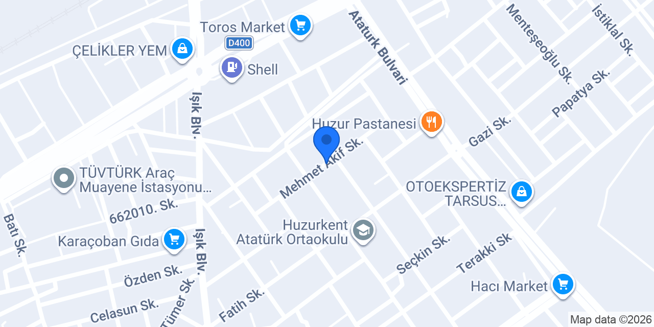VIP OTO ELEKTRİK konumu