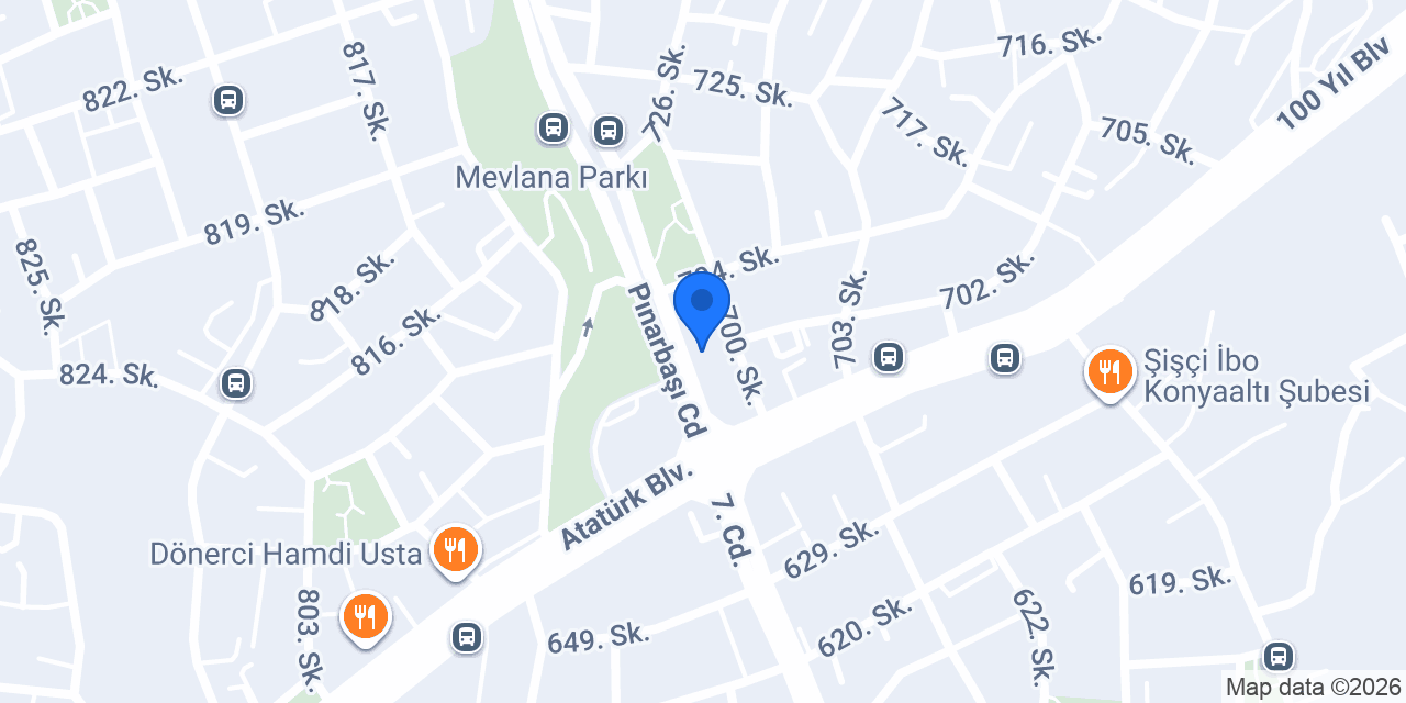 Hazal Mobilya İç Dekorasyon konumu