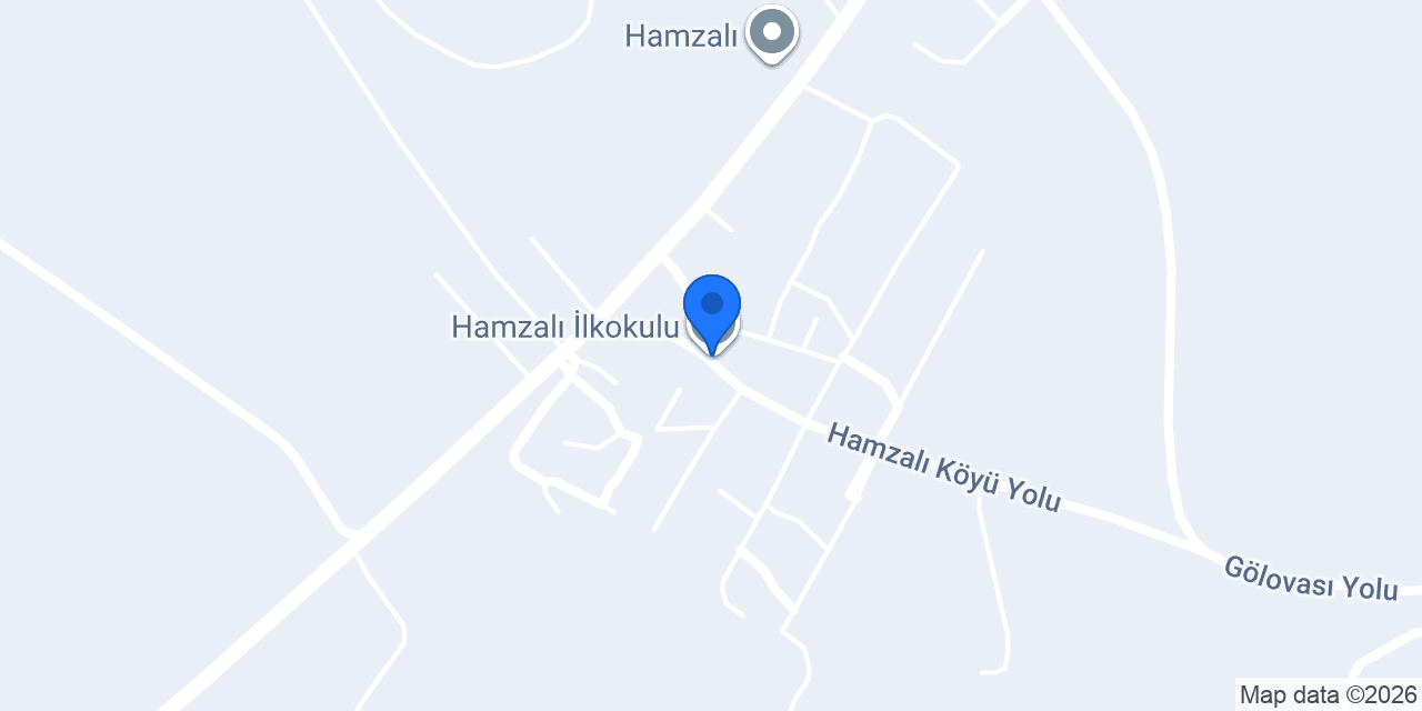 Hamzalı İlkokulu konumu