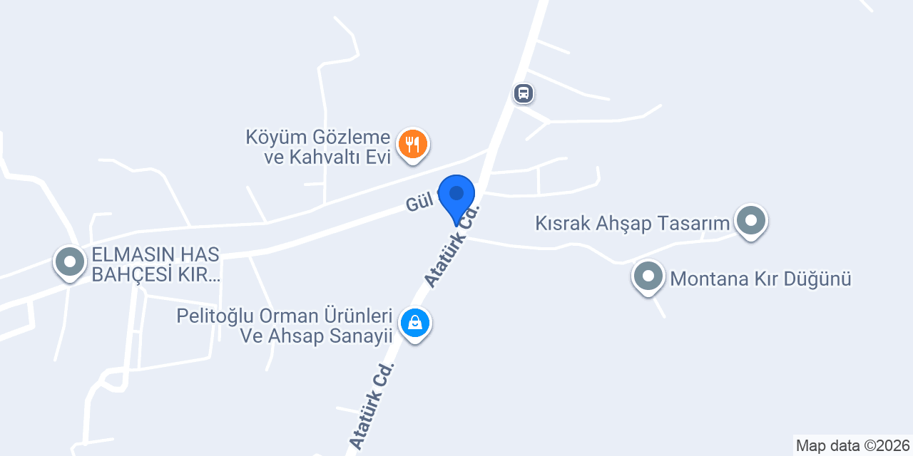 Saklıkent Market konumu