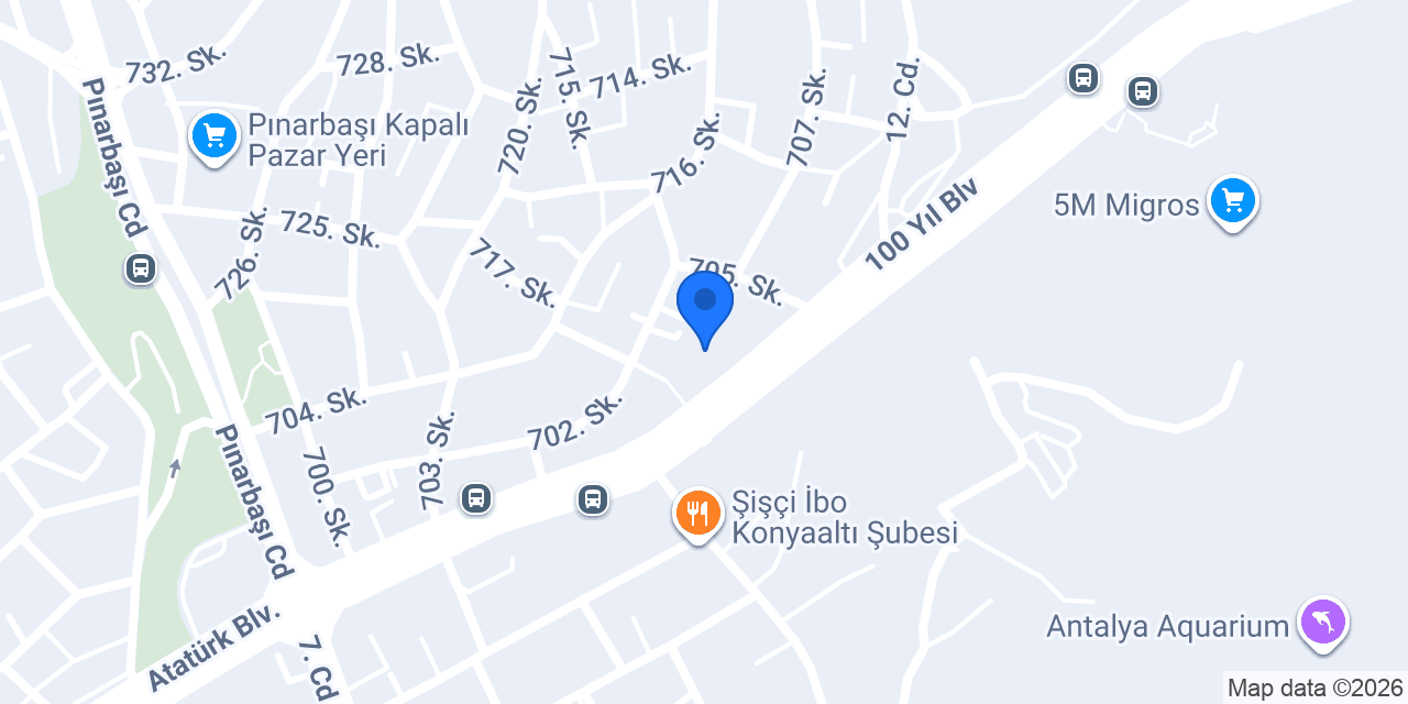 Bekir Samut İnşaat konumu