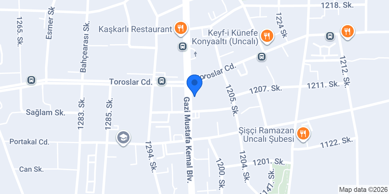 Banio Yapı Market Uncalı Şubesi konumu