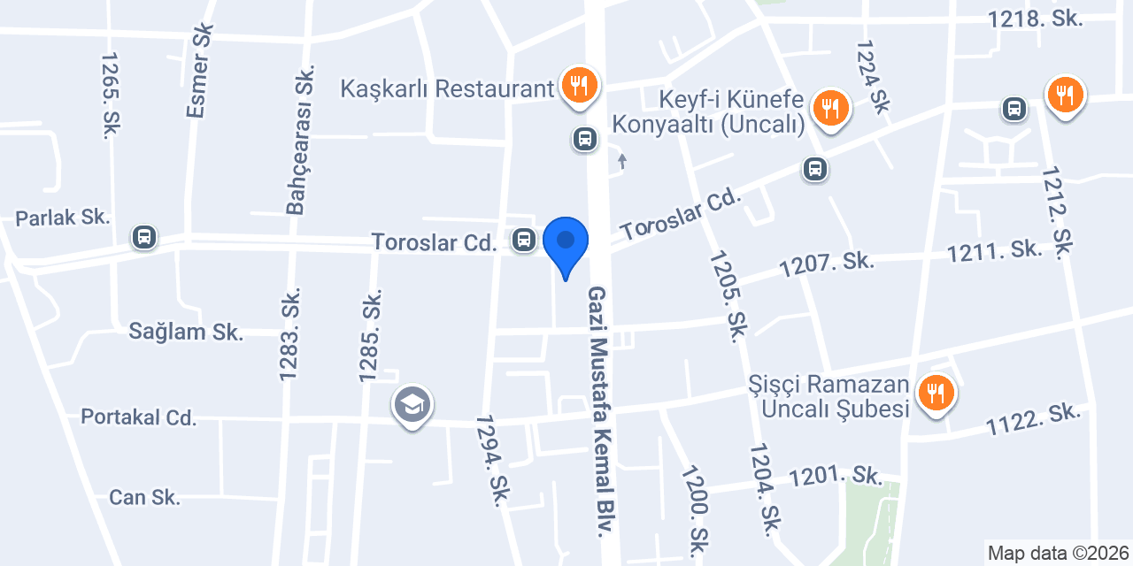Amerikan Kültür Konyaaltı konumu