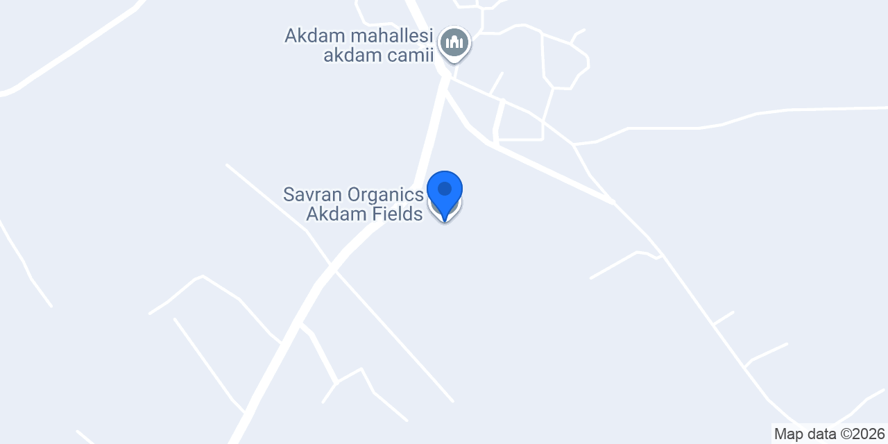 Savran Organics Akdam Fields konumu