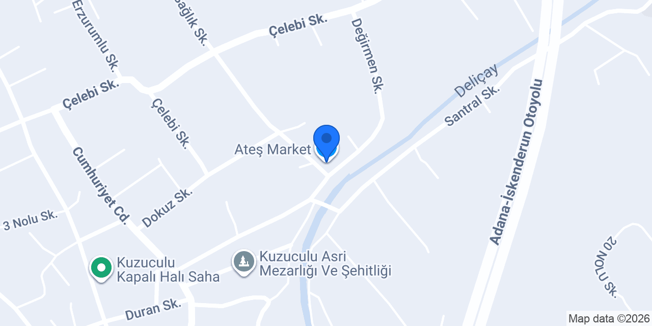 Ateş Market konumu