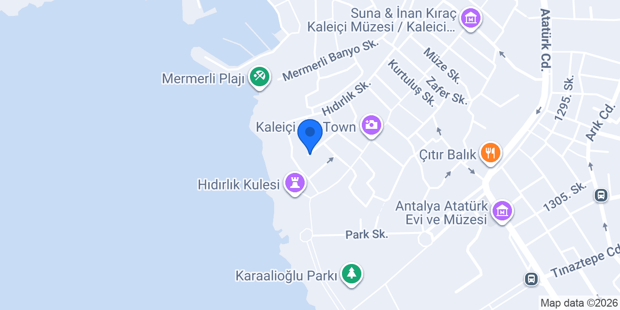 Bacchus Butik Otel and Rent a Car konumu