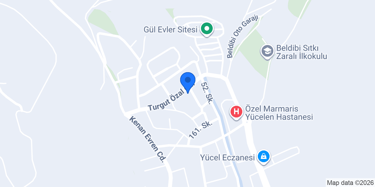 Marmaris Bilim ve Sanat Merkezi konumu